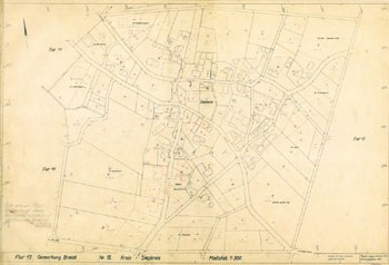 Katasterkarte 1918 - 1936