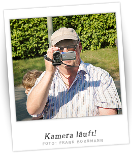 Polaroidfoto Kamera läuft!