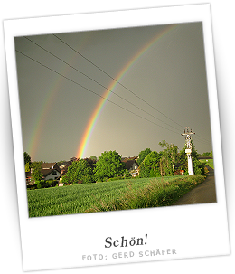 Regenbogen über Deesem