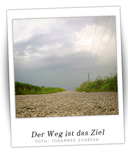 Polaroidfoto Wanderwege um Deesem herum