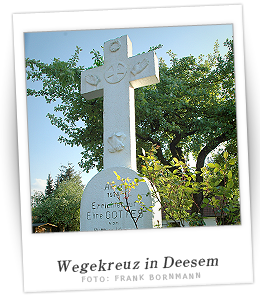 Polaroidfoto Wegekreuz