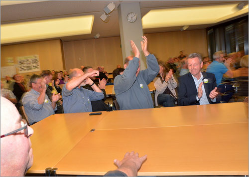 Bekanntgabe der Platzierungen Unser Dorf hat Zukunft am 20.10.2014 im Kreishaus in Siegburg