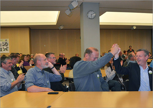 Bekanntgabe der Platzierungen Unser Dorf hat Zukunft am 20.10.2014 im Kreishaus in Siegburg